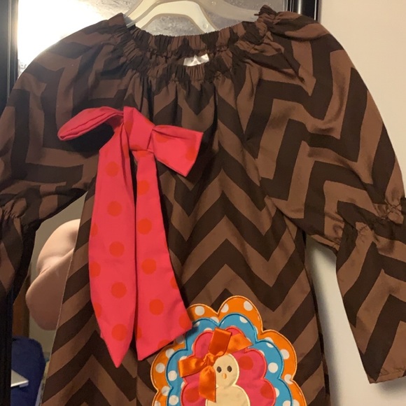 Girl’s Thanksgiving Dress - Picture 1 of 5